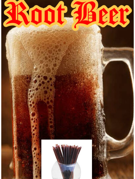 Root Beer - Flavor Infused, 100% Natural, Raw & Unfiltered Honey Sticks (Root Beer)